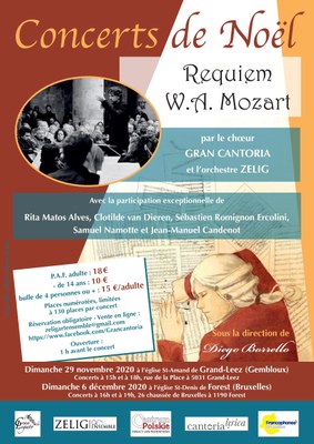 Concert de Noel 2020  requiem de Mozart